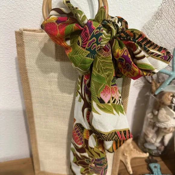 Colorful 48x10” Animal Print Scarf - Picture 13 of 16